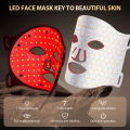 Original 7 Colors LED Facial Mask Light Therapy Silicone Photon Beauty Mask for Lift Face Anti Shrink Pore Skin Repair Whiten Oil Control. 