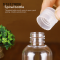 DISICHEN Profesional 1Pc 5/10/30/50/80/120/200/250 Ml Plastic Transparent Bottle Refillable Butterfly Cap Makeup Tool Sub-bottling Clamshell Bottle. 