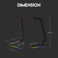 Fantech Tower Ac3001S Rgb Headset Stand-BLACK. 