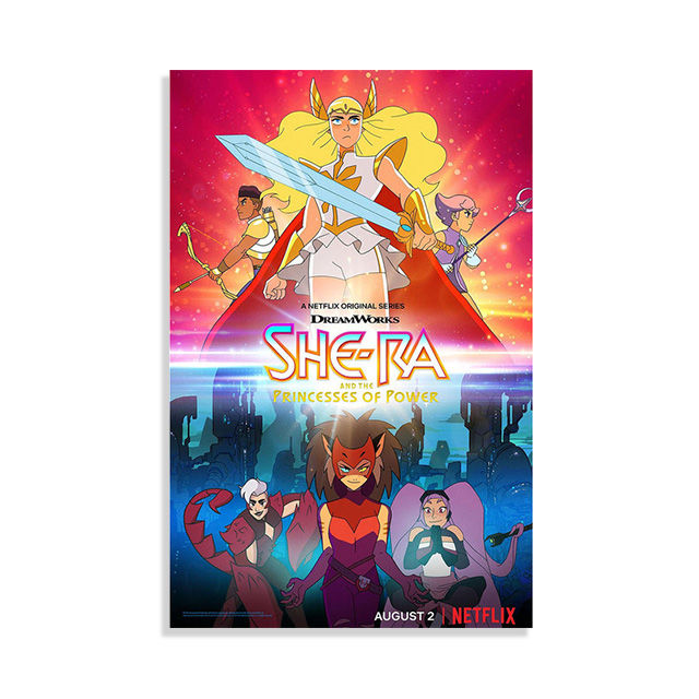 Drama%20show%20gift%20wall%20She-Ra%20and%20princess%20of%20power%20canvas%20painting%20last%20season%20cartoon%20tv%20continuous%20print%20room%20home%20d%C3%A9cor%20poster%20-%20Image%207