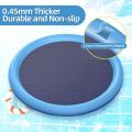 Portable Inflatable Water Spray Fountain Pool Mat Bath Summer Cool Dog Bathtub 150CM Large. 