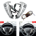 JINMY 2X Car Steering Wheel Switch Button Cruise Control Button for TIIDA SENTRA Livina SUNNY ALMERA 25550-3DA6A. 
