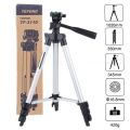 WT3110A Portable Tripod with 3-Way Head | Lightweight Aluminum Tripod Stand for DSLR Cameras | Travel-Friendly Mini Tripod with Rocker Arm. 