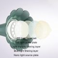 Flower LED Table Lamp With Star Projector – 3 Color Modes USB Rechargeable 360° Flexible Touch Desk Light. 