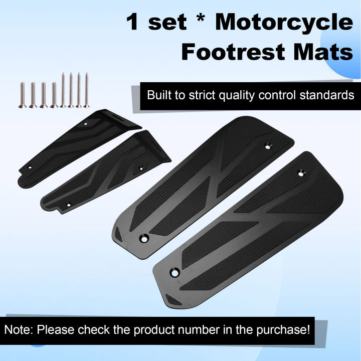 Foot%20Mats%20Footrest%20Footboard%20for%20Racing%20X%20150%20RKS150%20Black%20-%20Image%204