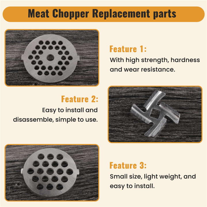 Meat%20Grinder%20Replacement%20Parts%20Included%202PC%20Cutter%20Cutting%20Blade%202PC%20Meat%20Chopper%20Plates%20Mincer%20Part%20for%20MG30/60%20Grinder%20-%20Image%205