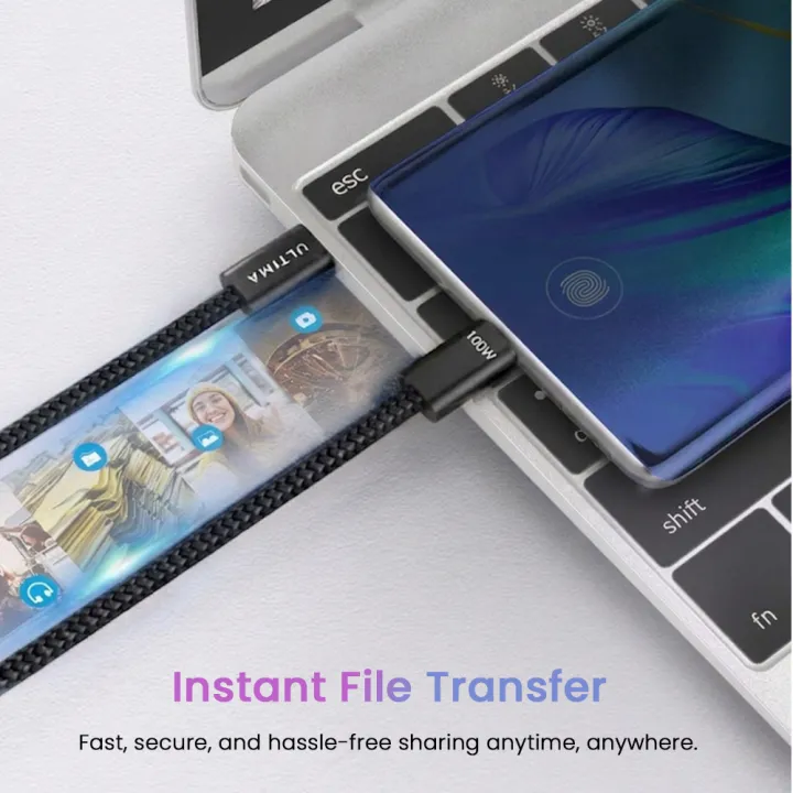 (New%20Launch)%20Ultima%20Flow%20100%20%7C%20100W%20Type%20C%20to%20C%20Fabric%20Braided%20Cable%20%7C%20Super%20Fast%20Charging%20Charges%20Laptops%20%7C%20E-Mark%20IC%20Protects%20Battery%20Health%20%7C%20USB%202.0%20For%20Fast%20Data%20Transfer%20%7C%201%20Year%20Replacement%20Guarantee%20-%20Image%208