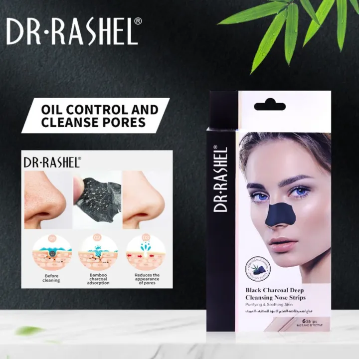 Dr.%20Rashel%20Black%20Charcoal%20Deep%20Cleansing%20Blackheads%20Remover%20Nose%20Strips%20Face%20Mask%20(6%20Strips)%20-%20Image%207