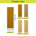 Nullmul Micro-Type Sander Kit with 50Pcs Sand Paper, 80 to 400 Grit Sandpaper Sheets 3.5 X 1.1 Inch Wet Dry Detail Sandpaper. 