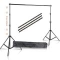 Green Screen Studio Background Heavy Stand Kit 9x9 Feet For Photography & Videography. Including Carry Bag.. 