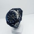 Full Black New Luxury Design Stainless Steel Dial Case Round Black Dial Black Rubber Strap Fashionable Watch For Men || Sold By Watch House. 