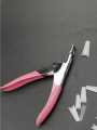 Edge Cutter Nail Clippers, Pink Nail Clipper Manicure Tool Acrylic Gel False Nail Clipper Cuticle Cutter (Adjustable Stainless Steel False Artificial Acrylic Fake Trimmer Manicure Pedicure Sharp Rustproof Blade Clip Tool For Salon Home Art). 