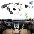 OYPFXMI Car Wireless Bluetooth Audio Adapter Handsfree MIC AUX Cable MFD2 RNS2 for 18Pin for Golf. 