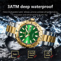 POEDAGAR brand fashionable business waterproof quartz men's watch. 