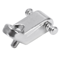 FORIDE 6 Pcs Electric Guitar Roller String Tree String Retainer - Silver. 