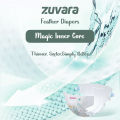 Zuvara Feather Diaper Taped - S (Pack Of 40). 