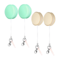Macaron Cell Phone Wipe Screen Wipe Cleaning Wipe Eyeglass Lens Wipe Camera Lens Wipe Cleaning Tool Pendant Easy Install Easy to Use. 