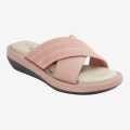Light Pink Color Flat Sandals For Women. 