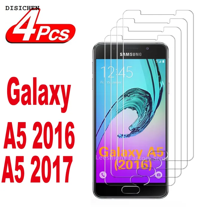 DISICHEN%202025%202/4Pcs%20Screen%20Protector%20Glass%20For%20Samsung%20Galaxy%20A5%202016%202017%20A510%20A520%20Tempered%20Glass%20Film%20-%20Image%203