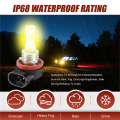 H11 H8 H16 80W 4000LM 3000K Yellow Tech LED Fog Lights Conversion Bulbs Kit. 