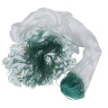 25m Clear White Green Monofilament Fishing Fish Gill Net w Float. 