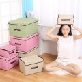 Storage Boxes Household Clothes Storage Box,Portable Foldable Storage Box,Book Storage Box,Pack of 2 pices. 