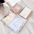 Cute PE Clothing Storage Bag Transparent Cartoon Travel Luggage Bag Waterproof Shoe Storage Bag Home&Travel. 
