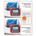 Insulation Ohm Tester Resistance Grounding MH12 Digital Meter AC Tester. 