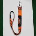 Royal Enfield, Bajaj, KTM Printed Polyester Made Ker Ring Keychain For Bike. 