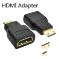 Mini Hdmi Male To Hdmi Female Adapter Converter. 
