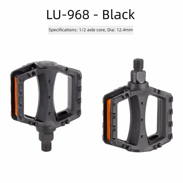 1%20Pair%20Classic%20Black%20Silver%20Bicycle%20Pedals%201/2%20Axis%209/16%20Axis%20Foot%20Plat%20Left&Right%20Anti-slip%20Cycling%20Accessories%20MTB%20Road%20Bike%20-%20Image%203