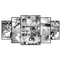 Premium A4 Attack on Titan Anime Wall Poster Set 6PCS Glossy Finish Manga Art Decorative Prints. 