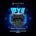 Ultima Blaze Gaming Earbuds with ANC | 42 Hours Playtime | 4 Mics with ENC | 15 Meters Range | Dual Tone with Blazing LEDs | Rampage Mode (40 MS) | IPX4 Rated | 5C BOOST Charging Wireless Earbuds. 