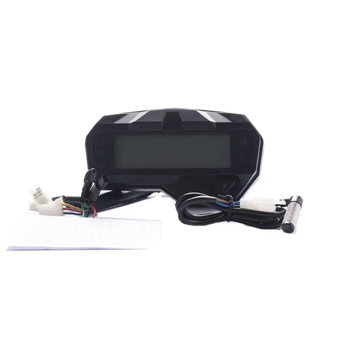 XHHDQES%20Universal%20Motorcycle%20Lcd%20Digital%20Meter%20Speedometer%20Odometer%20Tachometer%201000RPM%20Gauge%20for%20FZ16%20-%20Image%203