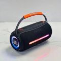Boombox 680 Bluetooth Speaker RGB Led Light Powerful Bass Clear Sound Quality 4-6 Hours Playtime. 