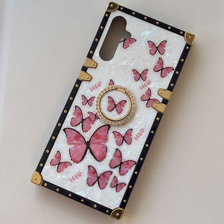 Retro Square Case for Samsung Galaxy A55 By Panchakumari Mobile Hub