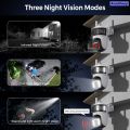 Anedshaop 6K 12MP HD Three Screen WIFI IP Camera Outdoor Three Lens Camera New style>New style 6MP Ai Human Detection iCsee App CCTV Video Security Camera. 