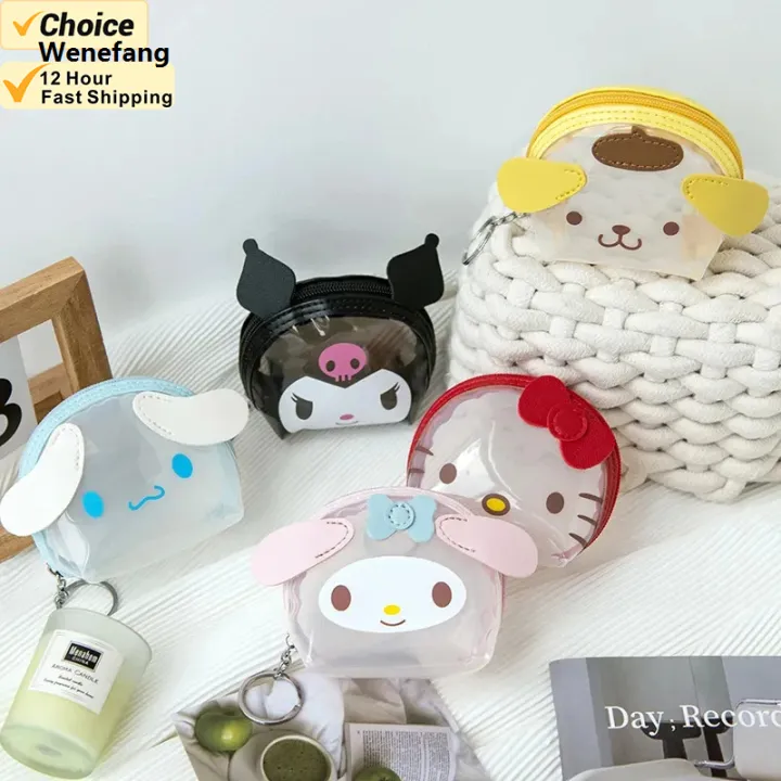 Wenefang%20Sanrio%20Hello%20Kitty%20Transparent%20Coin%20Purse%20Cartoon%20Anime%20Cute%20My%202025%20Melody%20Kuromi%20Cinnamoroll%20Bluetooth%20Earphone%20Bag%20Holiday%20Gifts%20-%20Image%202
