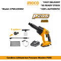 Ingco P20S Cordless Lithium-Ion Pressure Washer with 6-Pattern Spray Gun. 