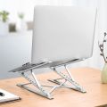 Elevated Stand Adjustable Laptop Stand Foldable Double Layer Portable Tablet Stand Ventilation Notebook Support Holder Computer Desk. 