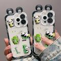 Aweisuan Hot Sale Cute 3D Panda Ears Case For Infinix Note 30 40 GT 10 Hot 40 Pro 30 Play 30i Tecno Spark 10 20 POVA 4 5 Pro Camon 19 Neo 20 cover. 