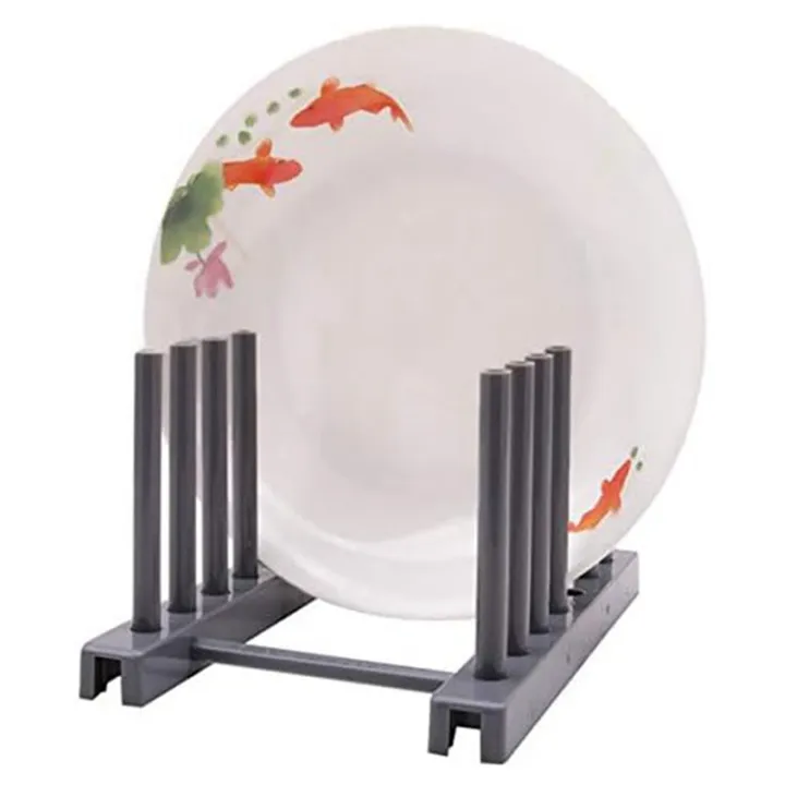 Plastic%20Dish%20Plate%20Drain%20Rack,Kitchen%20Tableware%20Drying%20Storage%20Multifunctional%20Cup%20Dish%20Storage%20Rack,Tray%20Holder%20Grey%20-%20Image%203