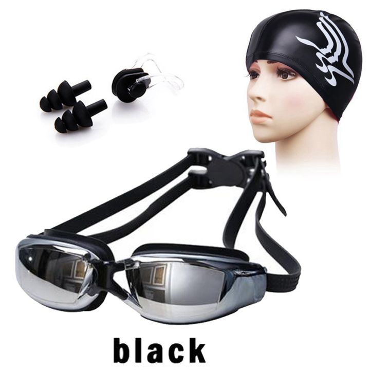 ARELENE%202X%20Swimming%20Cap%203%20in%201%20Goggles%20+%20Swimming%20Cap%20+%20Nose%20Clip%20Earplug%20Combination%20Kit%20Waterproof%20Unisex%20Swimming%20Cap-Silver%20-%20Image%205