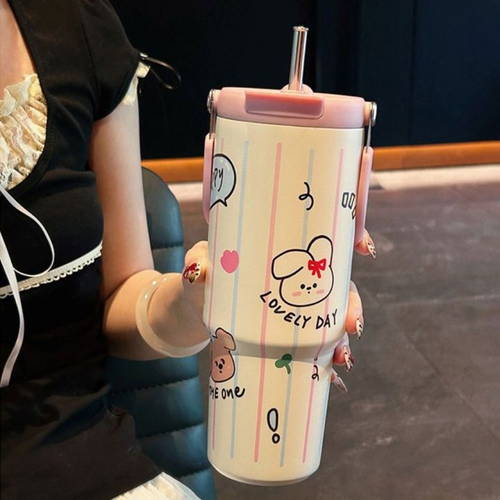 Portable%20900ML%20Thermal%20Mug%20With%20Straw/Handle%20Large%20Capacity%20Straw%20Cup%20201%20Stainless%20Steel%20Vacuum%20Cup%20-%20Image%208