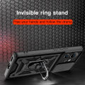 Carry meed Fashion KEYSION Shockproof Case for Infinix Zero Ultra Slide Camera Lens Protection Ring Stand Phone Back Cover for Infinix Zero Ultra. 