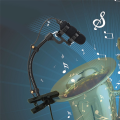 IM-22 Wired Microphone for Saxophone, Violin, Piano, Horn Hypercardioid Mini Portable Sax Mic C. 