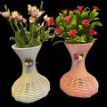 Artificial Rubber Flower With Vase For Home / Living Room Decoration. 
