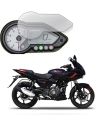 Bike Speedometer Screen Protector Scratch Guard Compatible For  Bajaj Pulsar 125, 150, 180F, 220F + NKVKC. 