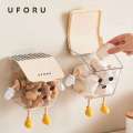 UFORU Kitchen onion ginger and garlic box shelf punching wall hanging seasoning storage basket. 
