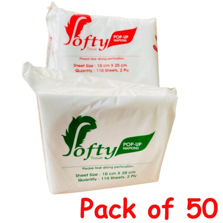 Tissue%20/%20Soft%20Tissue%20/%20Napkin%20/%202%20Ply%20Super%20Soft%20Pop-Up%20Napkin%20110%20Sheets%20-%20Pack%20Of%2050%20(%20Softy%20)%20/%20Tissue%20Paper%20-%20Image%203